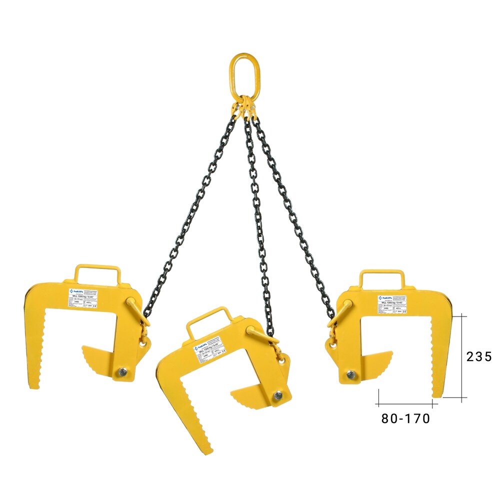 Concrete pipe clamp slings