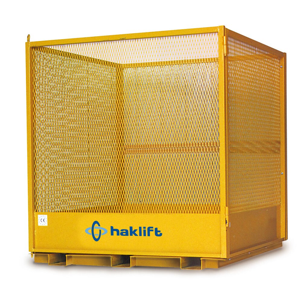 Bin for handling bricks using with crane fork