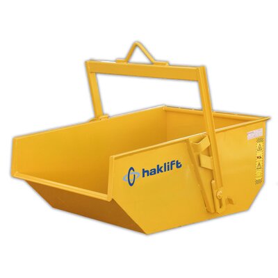 Контейнер за пренос на материали с автоматично освобождаване