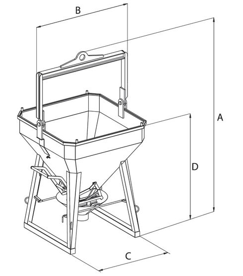 Concrete lifting buckets BETNOS SUK blueprint