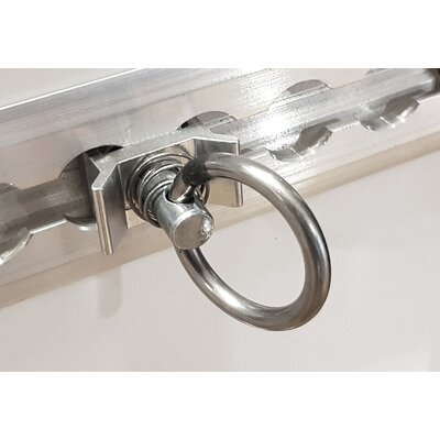 Единична скоба LC 900 daN за самолети  и камиони