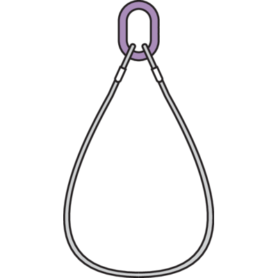 Wire Rope Lifting Sling WLS-002