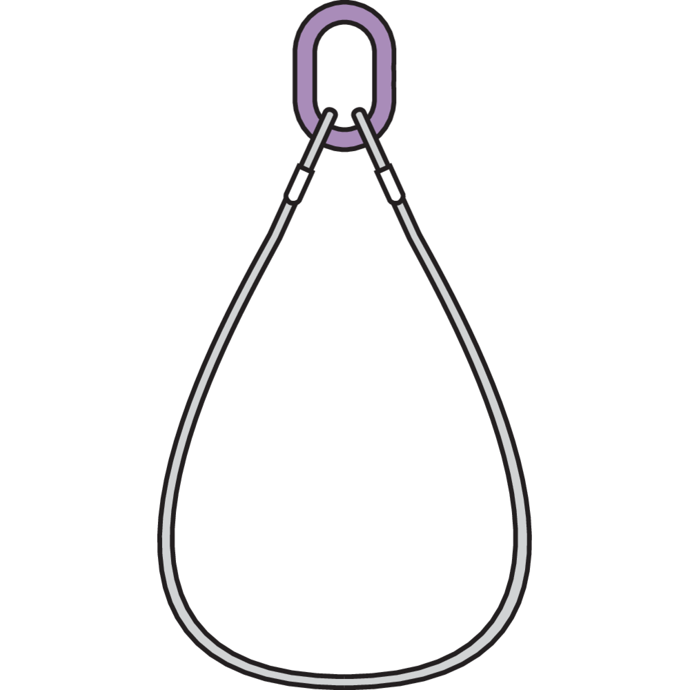 Wire Rope Lifting Sling WLS-002