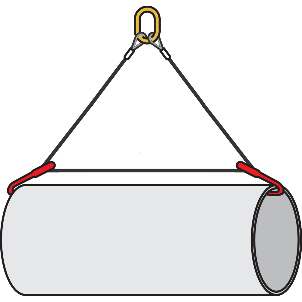 Връзка за повдигане на стоманени въжета WLS-002F за барел (пълен барел)