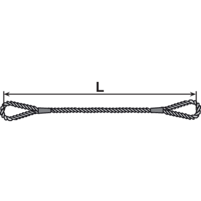 Закачалки от стоманени въжета Модел 1