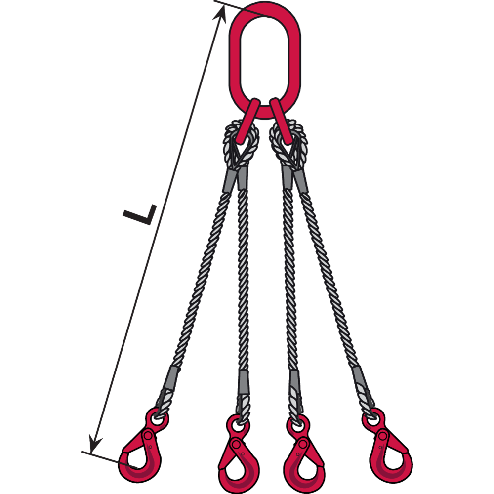 Закачалки от стоманени въжета Модел 13